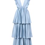 True decadence light blue midaxi dress