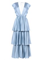True decadence light blue midaxi dress