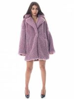 Μπουκλέ Παλτό λιλά - Image 2