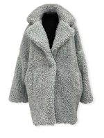 Μπουκλέ Παλτό μέντα