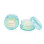 Μπομπονιέρες βάπτισης κερί macaron σιέλ