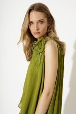 Allure Olive midi dress - Image 3