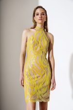 Allure Yellow Dress - Image 3
