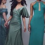 Khaki dress Allure evening