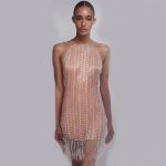 Nude dress Allure evening - Image 4