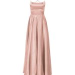 Light pink dress with open back