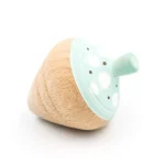 Μπομπονιέρα βάπτισης ξύλινη σβούρα