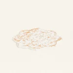 ΚΕΡΑΜΙΚΟ ΛΟΥΛΟΥΔΙ ΣΟΥΒΕΡ 10,5 x 11 x 1,2 cm ΛΕΥΚΟ / ΧΡΥΣΟ