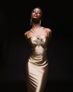 Gold maxi dress - Image 2