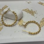 Gold Hoops with closure