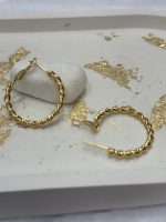 Gold Hoops with closure