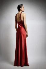 Terracotta long dress - Image 2