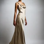 Beige long dress