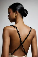 Beige long dress - Image 2