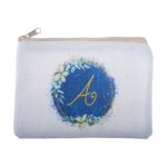 Πορτοφολάκι με Αρχικό Μπλε