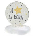 Μπομπονιέρα Ξύλινη με Εκτύπωση Αστέρι