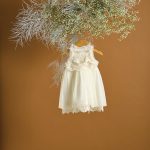 Βαπτιστικό φόρεμα με δαντέλα κουλές
