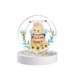 Μπομπονιέρα Κεραμικό Βραχάκι με Plexi Μελισσούλα