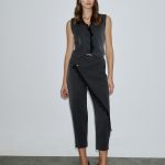 Γκρι Παντελόνι Με Δαντέλα