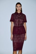 Δαντελένιο Φόρεμα Μπορντώ - Image 2