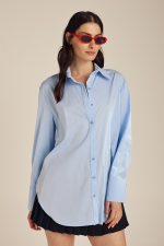 Baby blue Basic Shirt