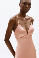 Allure Evening beige dress - Image 4