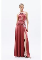 Φόρεμα maxi Allure με δέσιμο στον λαιμό