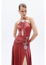 Φόρεμα maxi Allure με δέσιμο στον λαιμό - Image 2