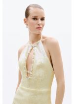 Allure Evening mini yellow dress - Image 4