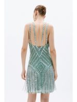 Allure Evening mini embellished dress - Image 3