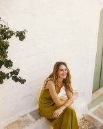 TWINS ΣΑΤΕΝ OLIVE MAXI DRESS - Image 11