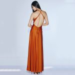 Twins Fantasy Maxi Dress T4884 Light Brown - Image 3